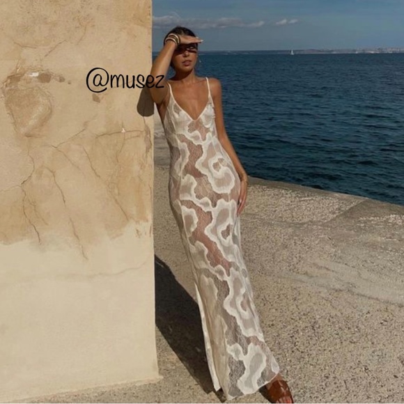 Zara LONG SLIP DRESS - Picture 13 of 17